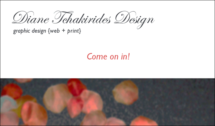 diane tchakirides welcome image