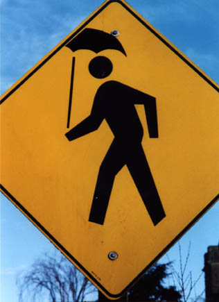 umbrella crossing